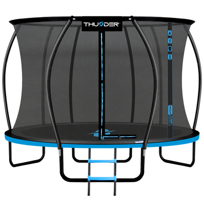 Thunder Superb opbouw trampoline rond (Ø366 cm) met net - 2 kleuren