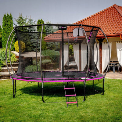 Thunder Superb opbouw trampoline rond (Ø244 cm) met net - 2 kleuren