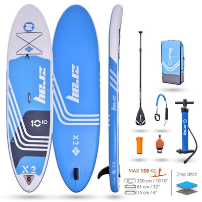 SUP-Board-Set - Zray X-Rider X2 10'10 - mit Zubehör