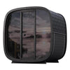 Buitensauna voor 4 personen - Holl's Black Cube Onyxia Thermowood