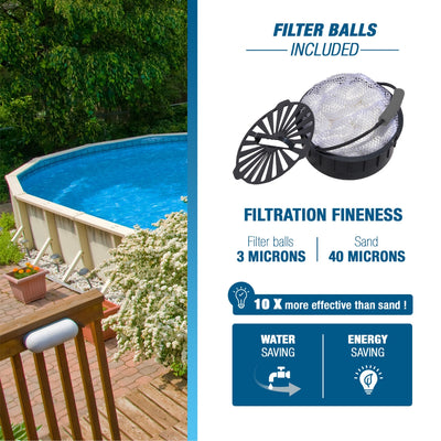 Poolex Filter Max (400mm) - Système de filtration avec billes filtrantes pour piscine