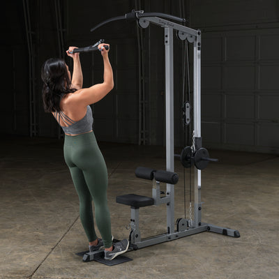 Lat Pulldown & Low Row Machine - Body-Solid GLM83 - Plate loaded