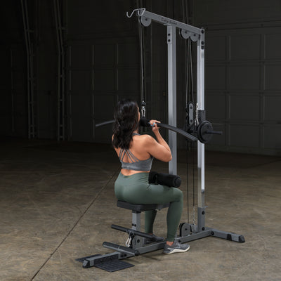 Lat Pulldown & Low Row Machine - Body-Solid GLM83 - Plate loaded