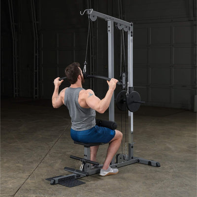 Lat Pulldown & Low Row Machine - Body-Solid GLM83 - Plate loaded