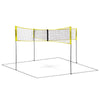 Filet transversal pour volley-ball/badminton avec 4 personnes - multifonctionnel - Crossnet