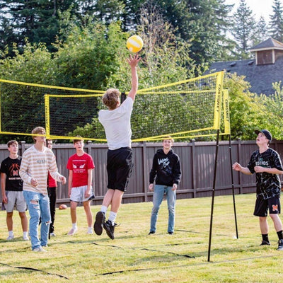 Kruisnet voor volleybal/badminton met 4 personen - multifunctioneel - Crossnet