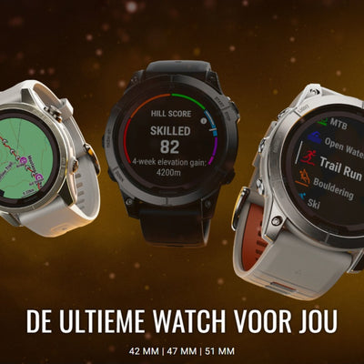 Garmin Fenix 7 Pro Sapphire Solar Edition Zwart - 42mm, 47mm & 51mm - Multisport- & outdoor horloge