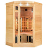 Infrarot-Ecksauna für 2 Personen - France Sauna Apollon Quartz 2-Sitzer 