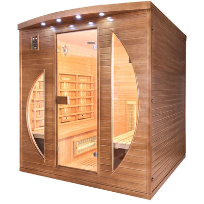 Infraroodsauna (hoeksauna) voor 4 personen - France Sauna Spectra 4-seater