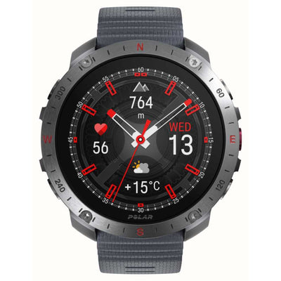 Polar Grit X2 Pro Stone Grey – Premium-Multisport- und Outdoor-Uhr SL