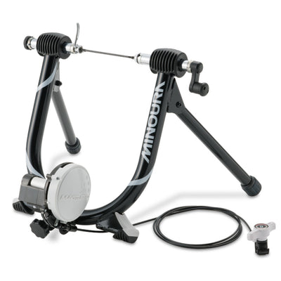 Minoura 60R MagRide Fahrradtrainer mit QR-Lenkerschalter