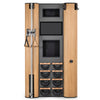 NOHRD Compact Wall Oak – Trainingsstation mit interaktivem Touchscreen, SlimBeam, SkiErg und SwingBells – Eiche