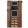 NOHRD Compact Wall Walnut – Trainingsstation mit interaktivem Touchscreen, SlimBeam, SkiErg und SwingBells – Walnut