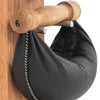 NOHRD SwingBell Tower Set Oak – Kettlebells mit Aufbewahrungsständer – Eichenholz und Leder