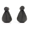 NOHRD SwingBell Tower Set Black - kettlebells avec support de rangement - Chêne teinté et cuir