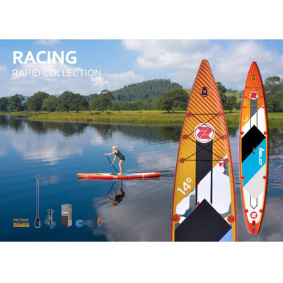 SUP-Board-Set - Zray Rapid 14" (Racing SUP) - mit Zubehör