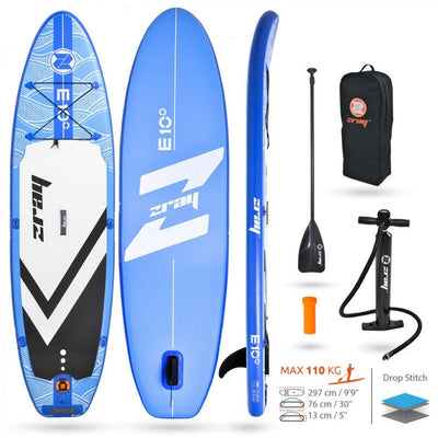 SUP Board Set (Blauw)- Zray Evasion 10' - met accessoires