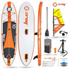 Aufblasbares Windsurfbrett / SUP-Board-Hybrid mit Zubehör - Zray W1 10" - 305 cm