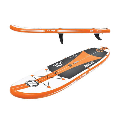 Aufblasbares Windsurfbrett/SUP-Board-Hybrid mit Zubehör – Zray W2 10'6" – 320 cm