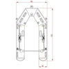 Bateau pneumatique avec pagaies - Coasto BT-CDS230D - 230x135