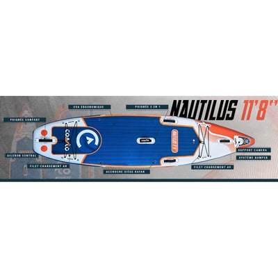 SUP Board Set - Coasto Nautilus 11'8 - met accessoires