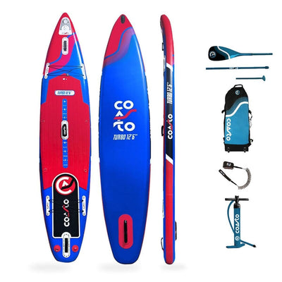 Set de planches SUP - Coasto Turbo 12'6 - avec accessoires