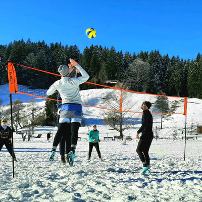 Driehoeksnet voor volleybal/badminton - multifunctioneel - Sharknet