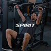 Dual Squat / Calf Extension Machine - Steekgewichten - Spirit Fitness SP-4330