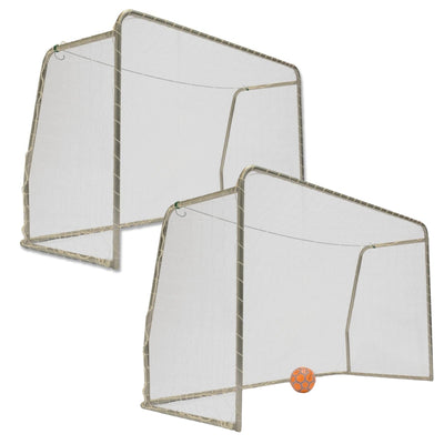 Voetbaldoelen (middel) set van twee  - Avyna TEGO-3-2 - 255x150x108 cm - incl. netten