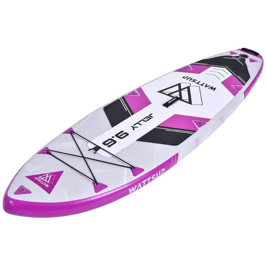 Pinkfarbenes SUP-Board-Set für Damen – WattSUP Jelly 9'6“ – mit Zubehör 