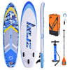 Set de planches SUP - Zray Camo Blue 10'8 - avec accessoires