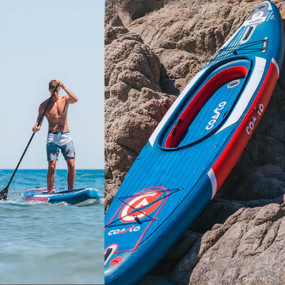 Planche hybride kayak/SUP gonflable avec accessoires - Coasto Altai 11