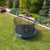 Thunder Deluxe opbouw trampoline rond (Ø305 cm) met net - blauw