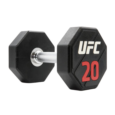 UFC dumbbell rack met 10 stuks premium urethane halters - 2-20 kg