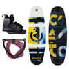 Ensemble wakeboard - Wakeboard Coasto Topaz + Fixations de wakeboard Diamond + Ligne de wakeboard Coasto 