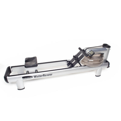 Professionelles Rudergerät WaterRower M1 HiRise Silver – pulverbeschichtetes Aluminium