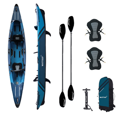 Kayak gonflable avec accessoires - WattSUP Torpedo - Extra robuste - 2 personnes