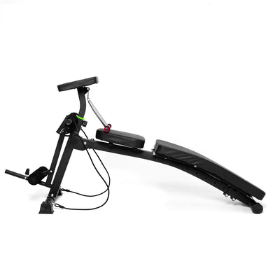 Banc de fitness réglable Bodytone DB2 - (inclinaison / plat / déclin + curls biceps / curls jambes / câbles)