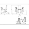 Kingsbox The Crazy Queen - Leg Extension / Leg Curl Machine Leg extension / leg curl