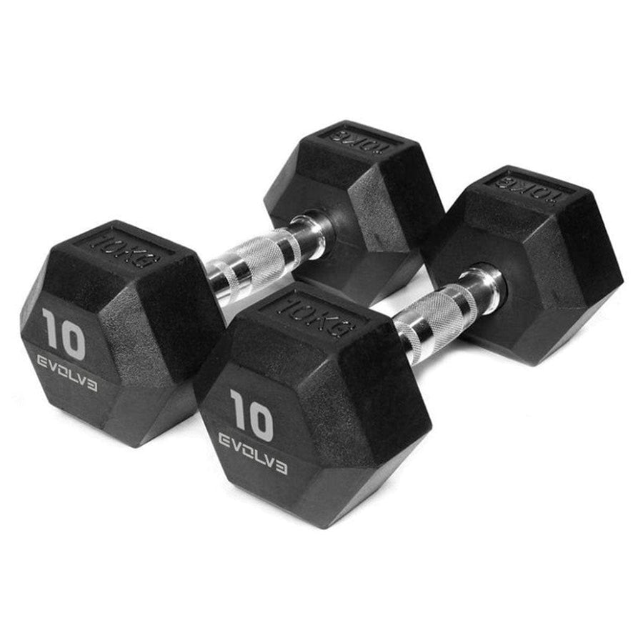 Hexagon Dumbbell Set - 35 - 60 kg - Evolve Fitness Dumbbells