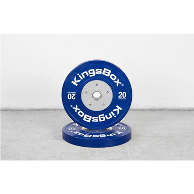 KingsBox Competition Bumper Plates - 10 KG / 15 KG / 20 KG / 25 KG Bumper plates 2 x 20 kg