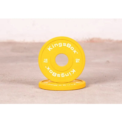 KingsBox Royal Rubber Micro Loads - 0,5 KG / 1 KG / 1,5 KG / 2 KG / 2,5 KG Bumper plates 2 x 1.5 kg