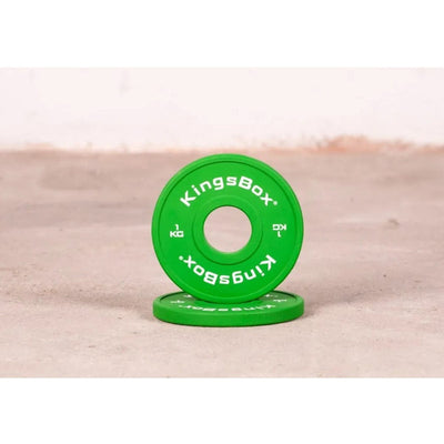 KingsBox Royal Rubber Micro Loads - 0,5 KG / 1 KG / 1,5 KG / 2 KG / 2,5 KG Bumper plates 2 x 1 kg