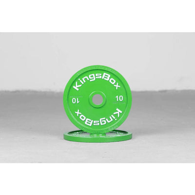 KingsBox Powerlifting Calibrated Steel Plates - 5 KG / 10 KG / 15 KG / 20 KG / 25 KG Steel plates 2 x 10 kg