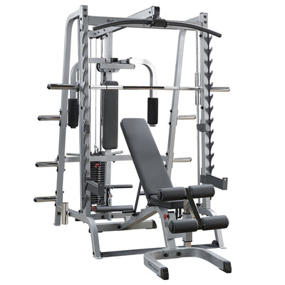 Smith Machine - Body-Solid GS348FB Full Option - Plate Loaded/Steekgewichten Smith machine