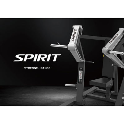 Rudergerät im Sitzen/niedriges Rudern – Plattenbeladung – Spirit Fitness SP-4507