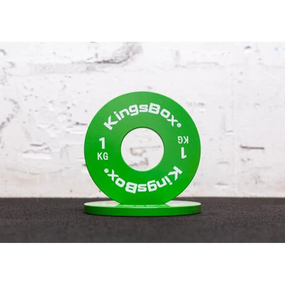 KingsBox Steel Micro Loads - 0.5 KG / 1 KG / 1.5 KG / 2.0 KG / 2.5 KG Steel plates 2 x 1.0 kg