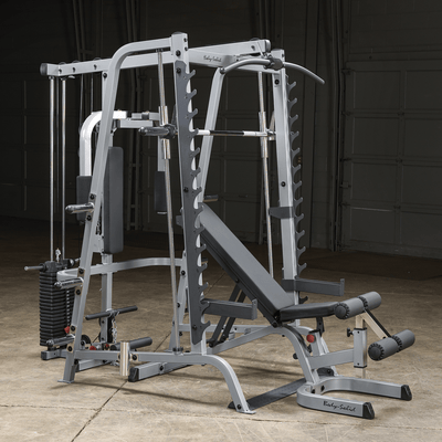 Smith Machine - Body-Solid GS348FB Full Option - Plate Loaded/Steekgewichten Smith machine